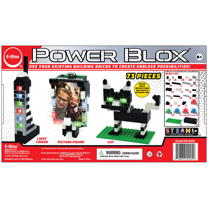 Power Blox™ STEM Building Blocks - 250+ Pieces Educational Construction Toy Set for Kids, Classroom & Homeschool Learning - Creative Engineering & Hands-On Play for Ages 6+