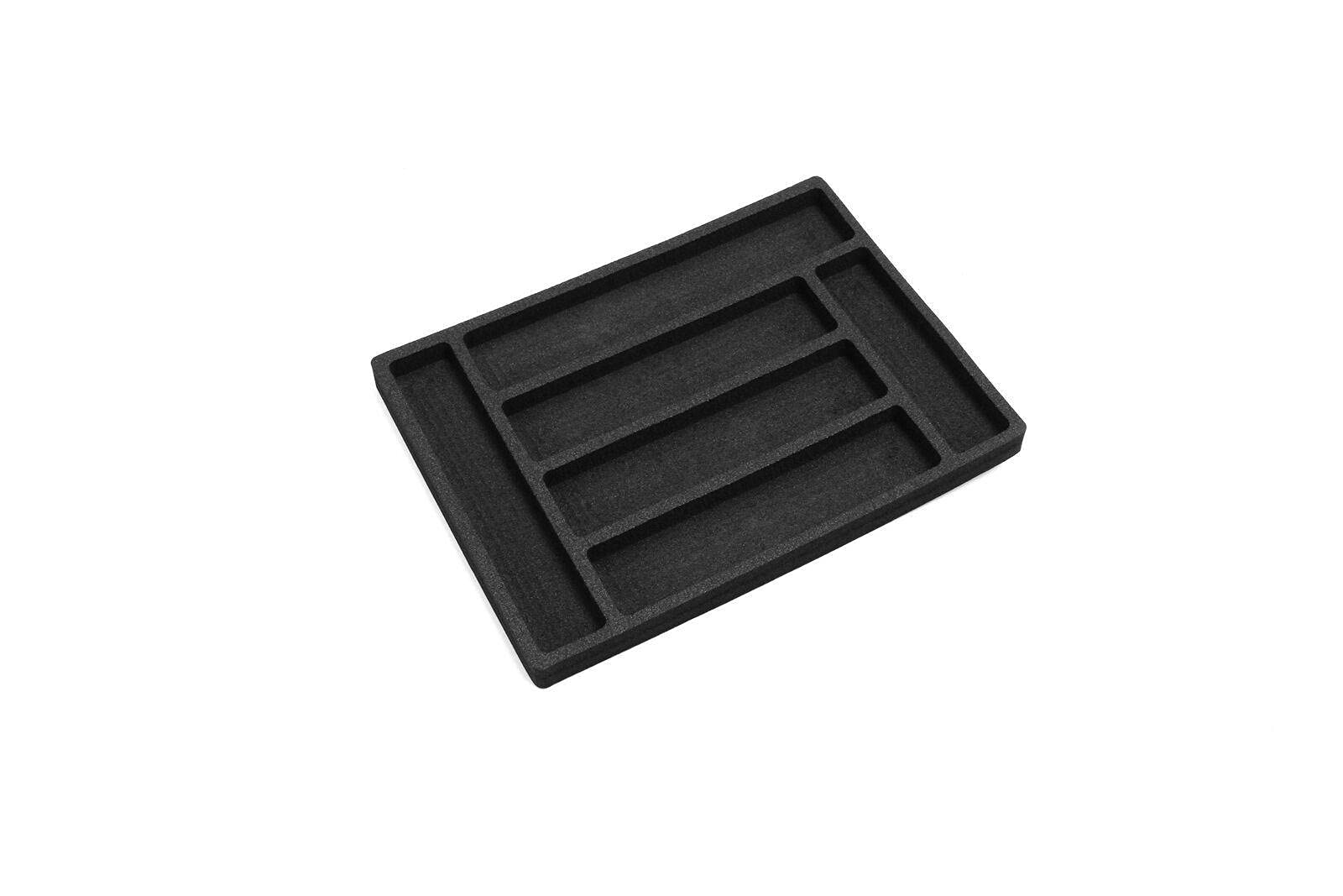4-Piece Flatware Organizer Set, Black - Fits 6 Slots (11