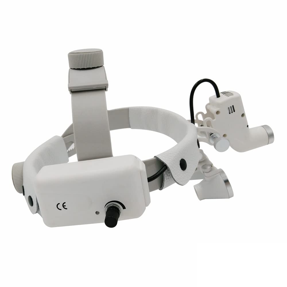 3.5X Magnifying Glasses with LED Headlight - Hands-Free Binocular Loupes for Jewelry Making, Watch Repair & Dental Work