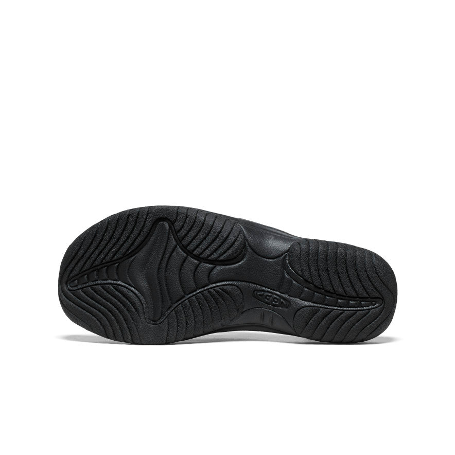 Men's Waimea Leather Flip Flops - Comfortable Black Sandals for Beach, Pool & Casual Wear | Premium Leather Slides for Summer Outdoor Activities