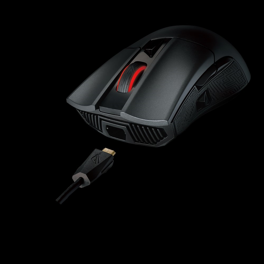 ASUS ROG GLADIUS II Wired Gaming Mouse with Aura Sync RGB Lighting - Ergonomic Design, 12000 DPI, Omron Switches (2-Year Warranty) - Perfect for FPS, MOBA Games and Esports Competitions