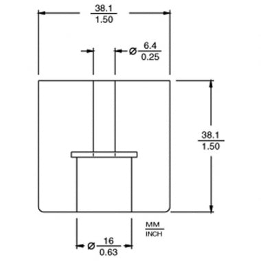 High-Quality Cabinet & Amplifier Rubber Feet 9145 - Non-Slip, Shock-Absorbing Isolation Pads for Audio Equipment, Studio Monitors, and Home Theater Systems
