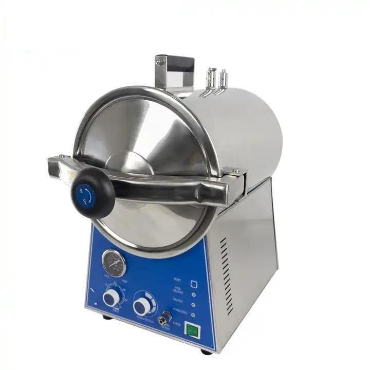 24L Table Top Multi-Function Cylindrical Pressure Steam Sterilizer Autoclave TM-T24J - Perfect for Dental Clinics, Tattoo Shops & Medical Labs