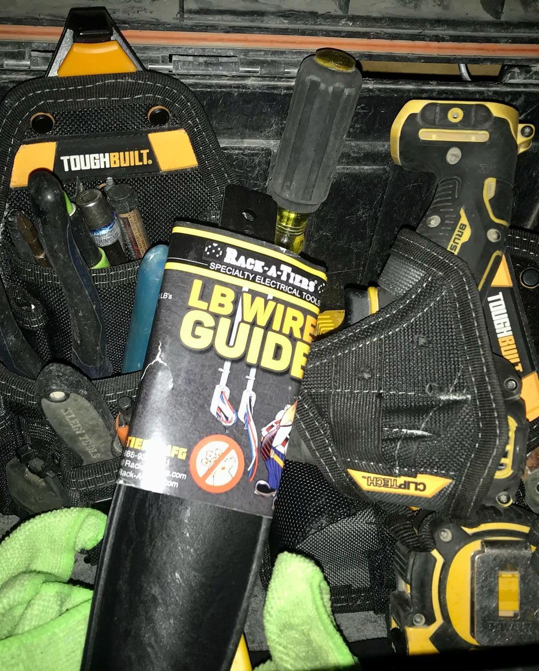 Rack-A-Tiers LB Wire Guide for PVC LB Fitting - Easy Wire Pulling for Electrical Work