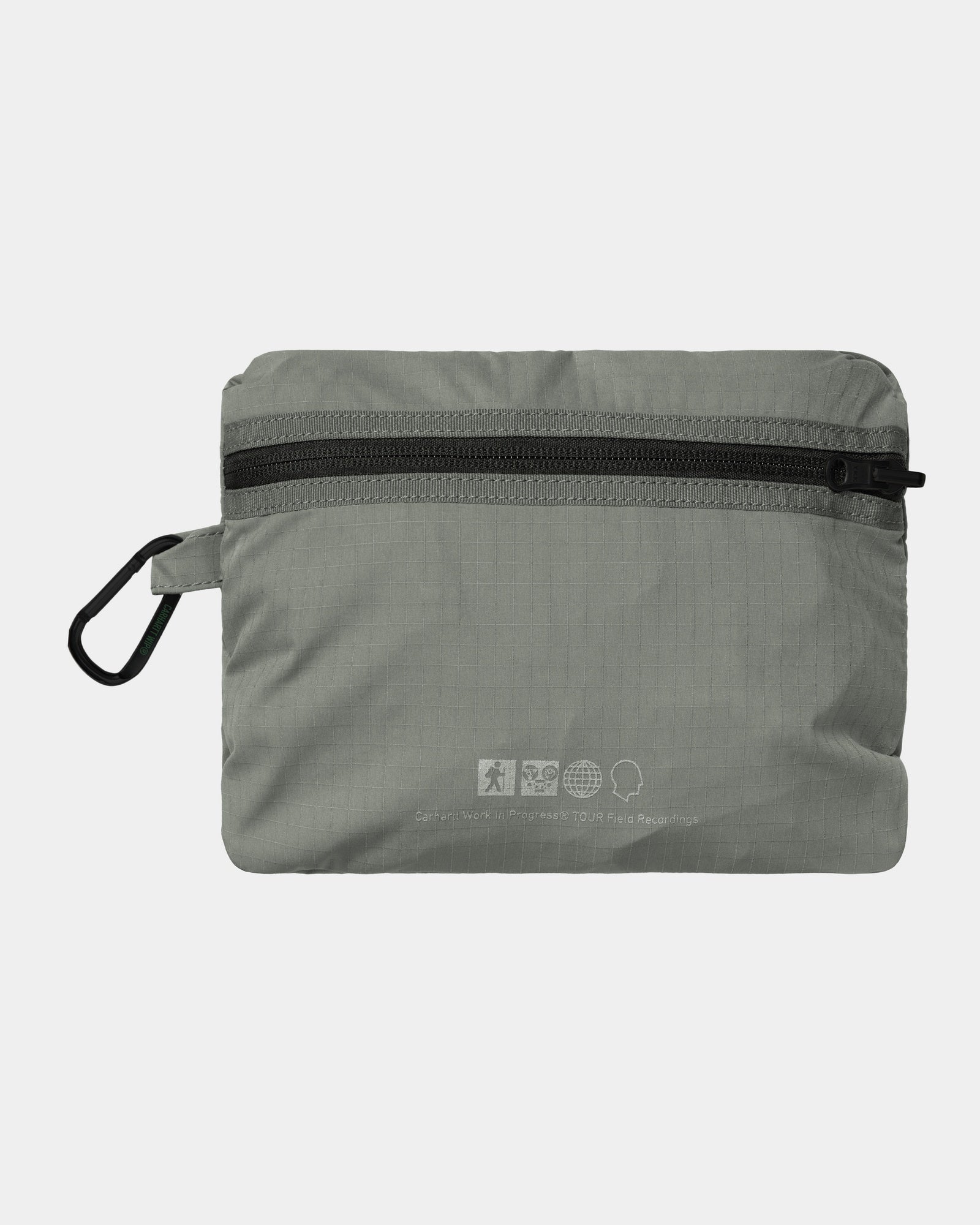 Lightweight Packable Travel Bag - Waterproof & Foldable, Smoke Green with Reflective Strips for Outdoor Adventures, Hiking, and Camping Trips