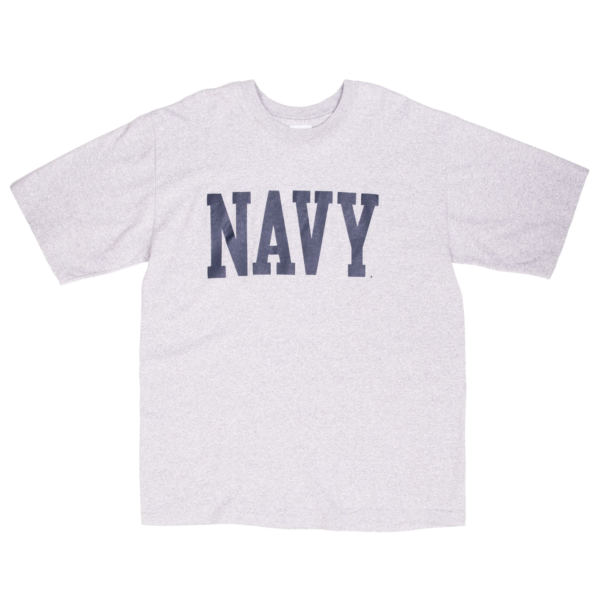 Vintage US Navy Grey T-Shirt 1990s XL - Authentic Made in USA Military Tee for Men - Perfect for Casual Wear, Vintage Collections & Patriotic Outfits