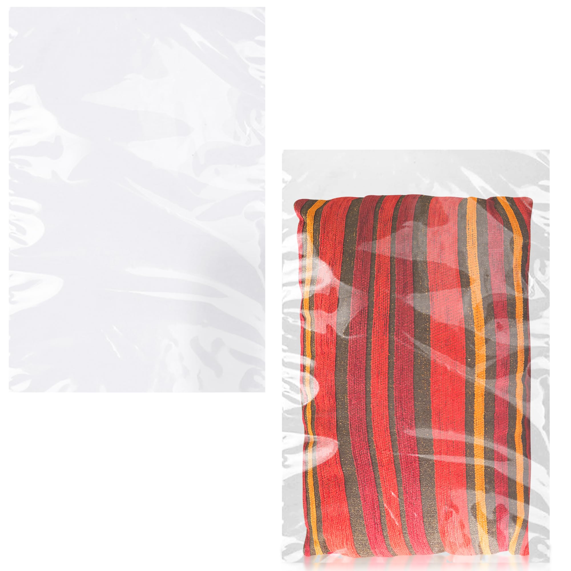 500 Pack 20x30 Inches Clear Poly Mailers - 2 Mil Waterproof Open Top Shipping Bags for Small Items | Perfect for Ecommerce, Retail Packaging & Mailing Envelopes