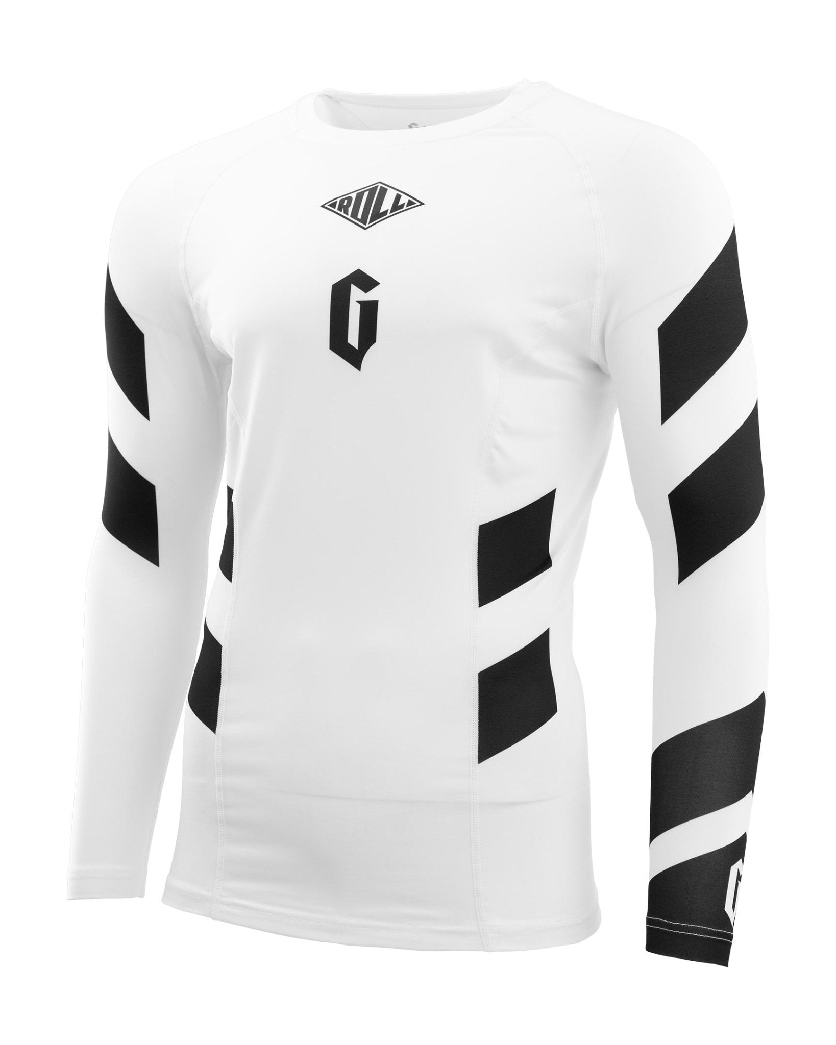 Men's Long Sleeve Pro Ranked Rash Guard - UPF 50+ Sun Protection for Surfing, MMA & Water Sports
