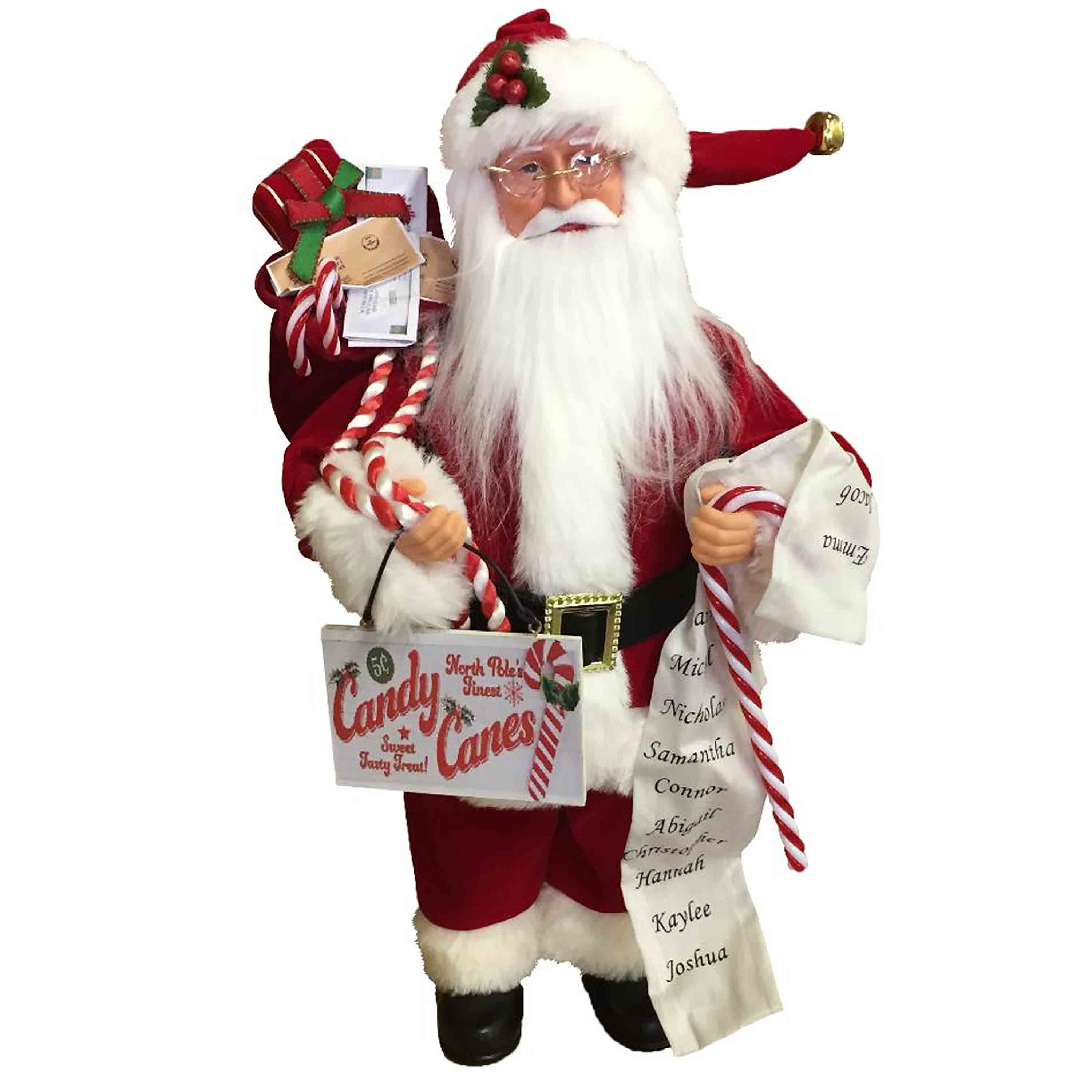 Christmas Candy Canes - 15 Pack of Festive Peppermint Sticks for Holiday Decorations, Stocking Stuffers & Party Favors