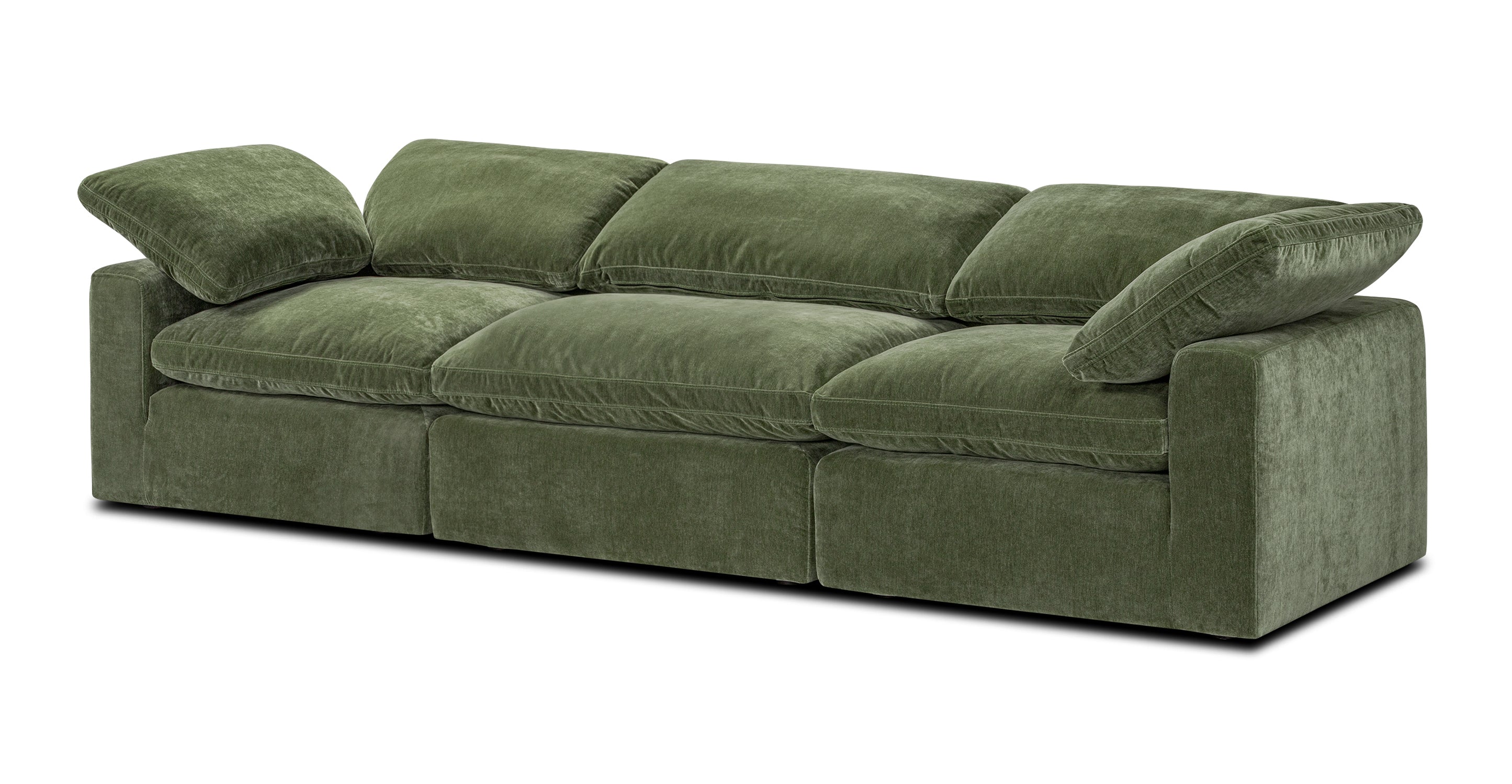 3-Seat Aspen Modular Sofa - Modern Sectional Couch for Living Room, Lounge & Office - Soft Fabric Upholstery, Easy Assembly, Space-Saving Design