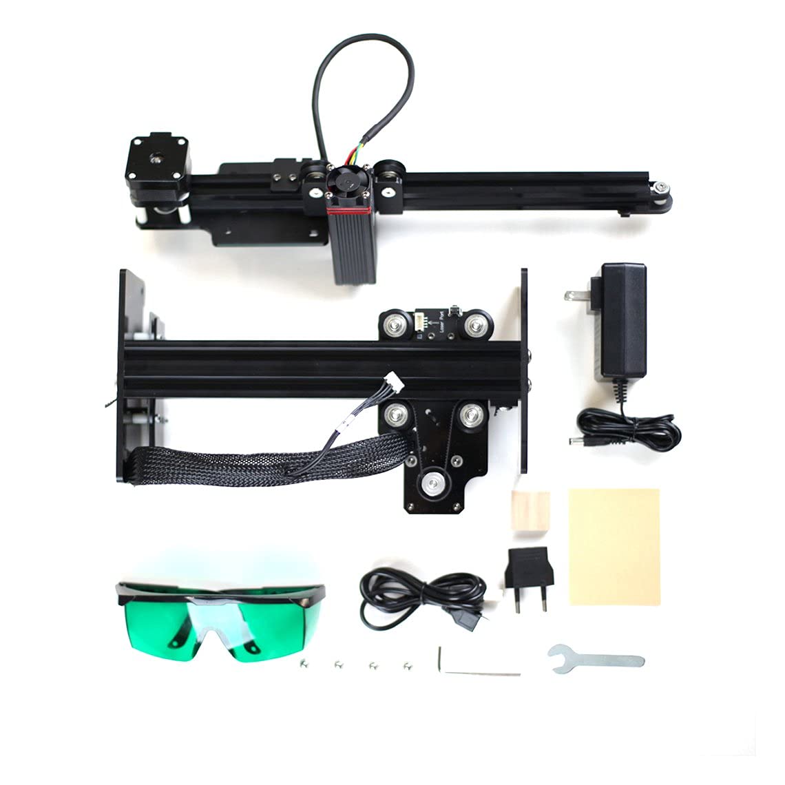 NEJE Master 2 20W Desktop Laser Engraver & Cutter - High Precision CNC Laser Cutting Machine for Wood, Acrylic, Leather | Perfect for DIY Crafts, Home Decor, and Small Business Projects