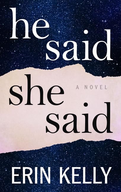 He Said/She Said Large Print Book by Thorndike Press - Perfect for Book Clubs & Romantic Fiction Lovers