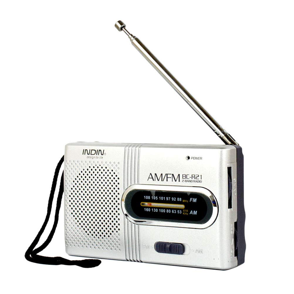 Portable AM/FM Radio Receiver - 530-1600 KHz AM & 88-108 MHz FM, Compact World Band Radio with LCD Display | Perfect for Travel, Camping, Emergency & Home Use