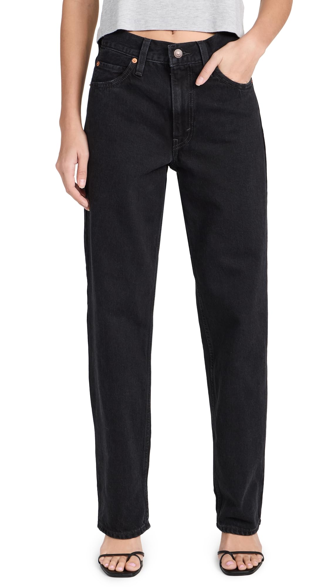 Levi's Women's Dad Jeans - High Waisted Relaxed Fit Vintage Denim Pants for Casual Outfits & Everyday Wear