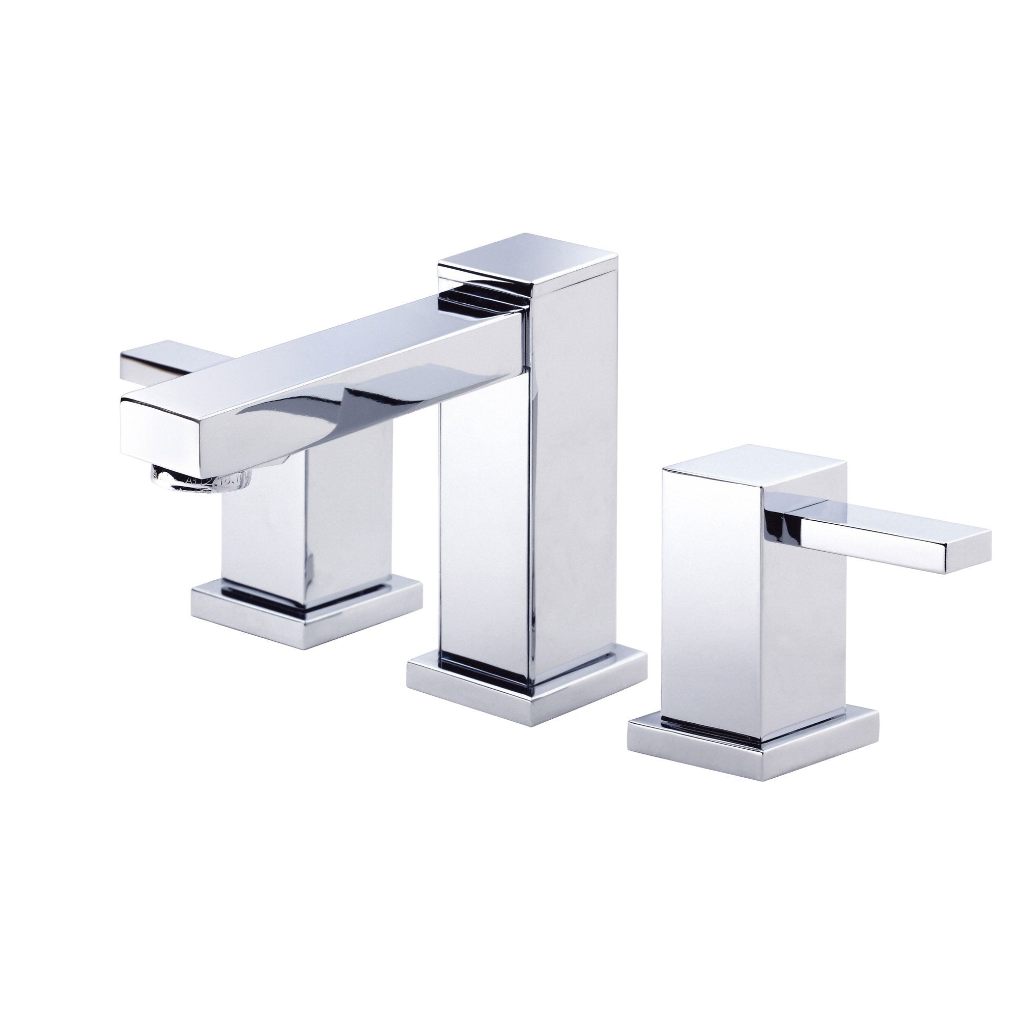 Danze Reef Chrome Modern Square 2-Handle Widespread Bathroom Sink Faucet - Perfect for Contemporary Vanities, Guest Bathrooms & Powder Rooms