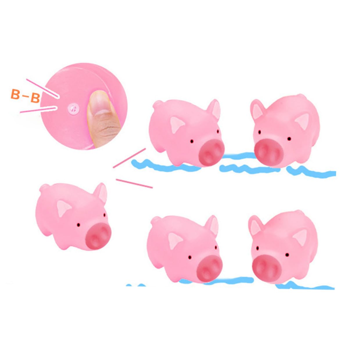 UPKOCH 2-Pack Cute Animal Bath Toys for Toddlers - Fun Bathtime Sensory Play Set for Babies & Kids - Perfect Bath Time Entertainment for Infants 1-3 Years Old