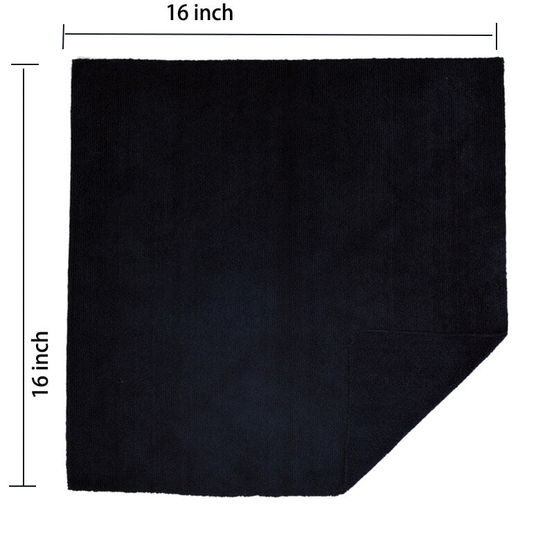 Premium 240-Pack 16x16 Inch Edgeless Microfiber Cleaning Towels - 380 GSM Ultra Soft & Absorbent - Bulk Wholesale for Car Detailing, Gym, Spa & Household Cleaning