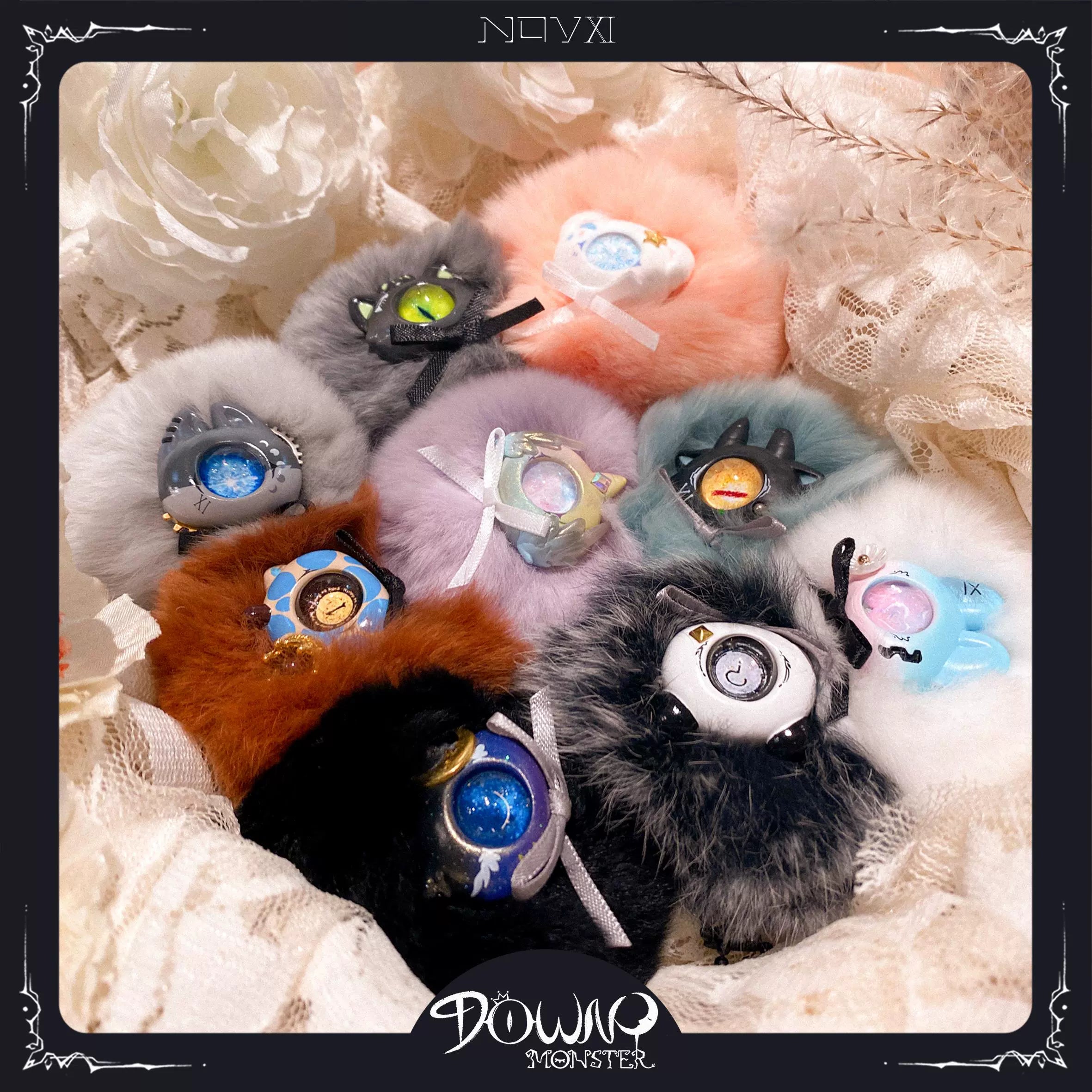DOWN Monster Series Blind Box - Collectible Cute Mini Figures for Kids & Adults - Perfect for Party Favors, Gifts, and Home Decor
