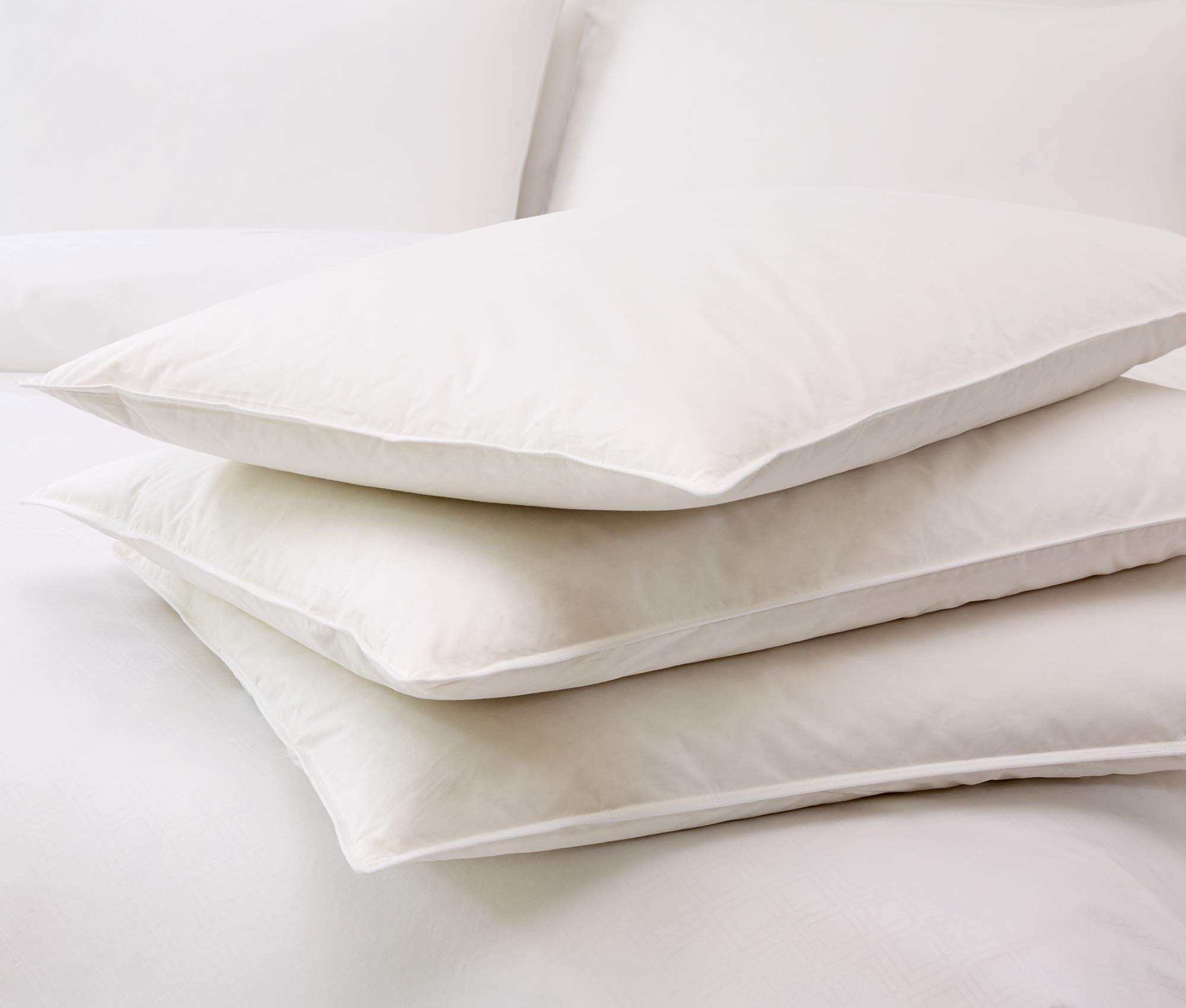 Premium St. Regis Hotels Down Pillow - Ultra Soft White Goose Feather Pillow - Queen Size 20x30 Inches - Luxury Bedding for Hotels & Home Use
