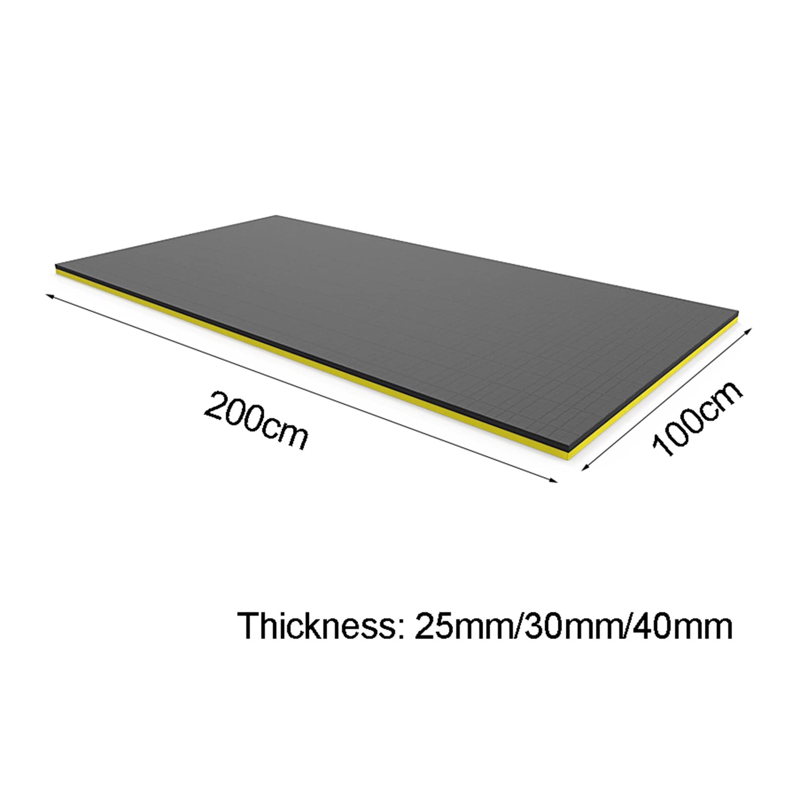 V3VOGUE Treadmill Mat for Hardwood Floors - Noise Reducing, Shock Absorbing Exercise Equipment Mat for Treadmills & Bikes - Protects Floors & Reduces Vibration - Perfect for Home Gyms & Fitness Rooms