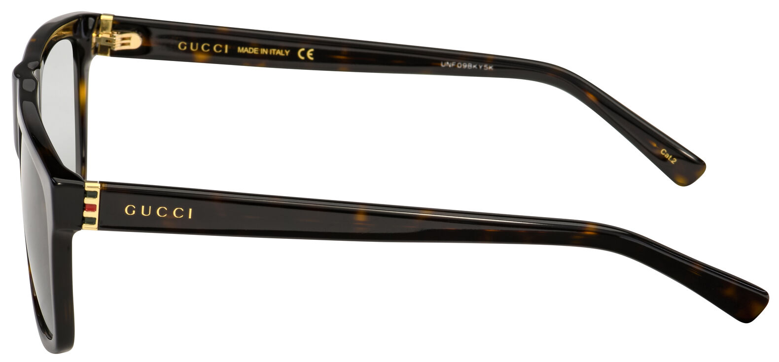 Gucci GG 0450S Havana Gold & Green Rectangle Sunglasses for Men - Luxury UV Protection Shades for Driving, Beach & Outdoor Fashion
