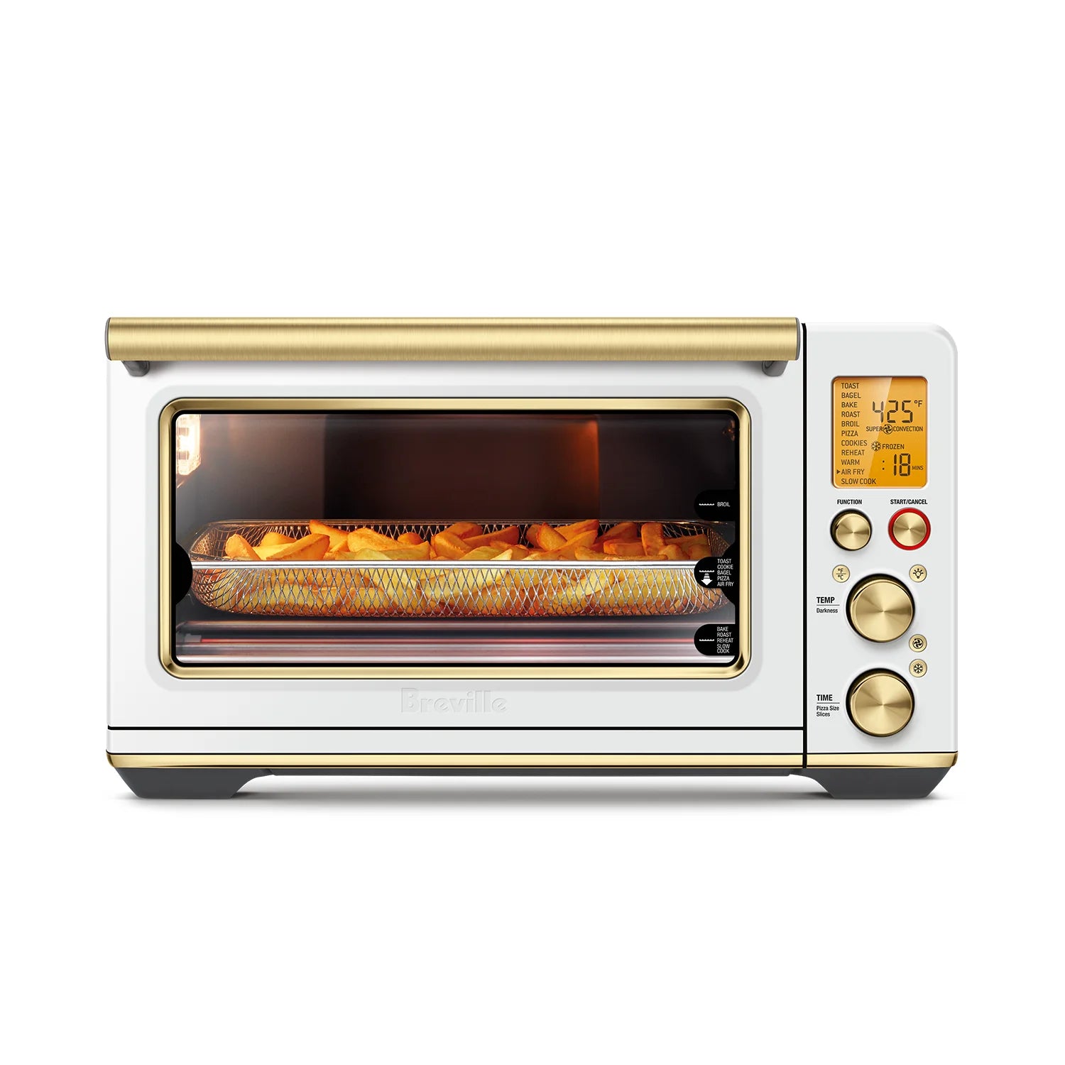 Breville Smart Oven Air Fryer Pro - BOV860SSB Stainless Steel Countertop Convection Oven with Air Fry, Roast, Bake & Broil Functions | Perfect for Small Kitchens, Apartments & Healthy Cooking