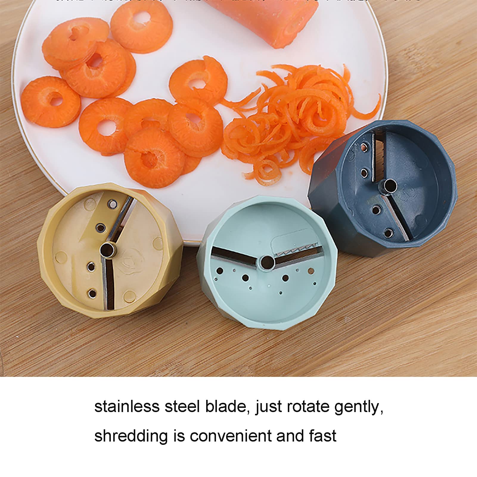 Mini Spiralizer for Vegetables - Handheld Zucchini Noodle Maker & Zester - Perfect for Carrots, Radish, Cucumber - Create Healthy Zoodles for Salads, Pasta & Meal Prep