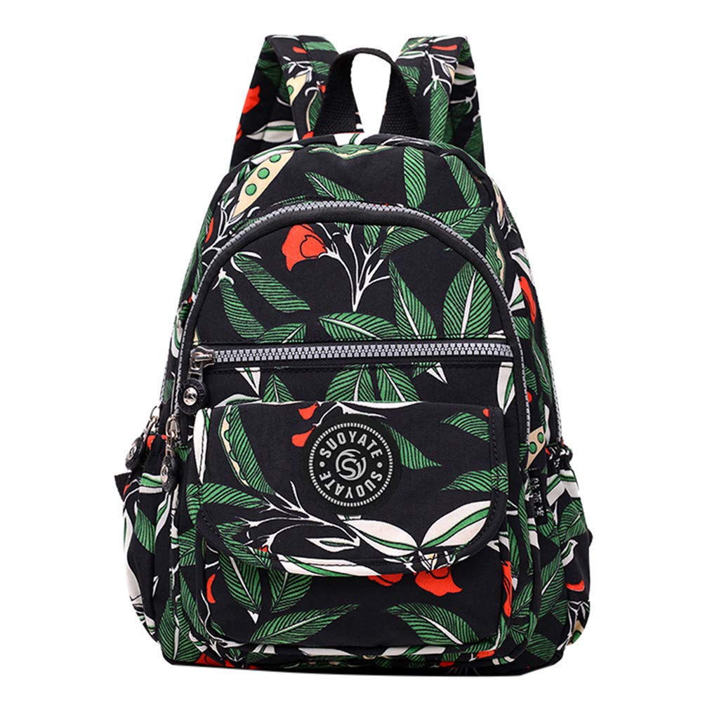 F_Gotal Women's Leather Backpack Purse - Stylish Anti-Theft Travel Shoulder Bag, Nylon Rucksack for Casual Daypack, School & Work | Perfect for Commuting, College & Outdoor Adventures