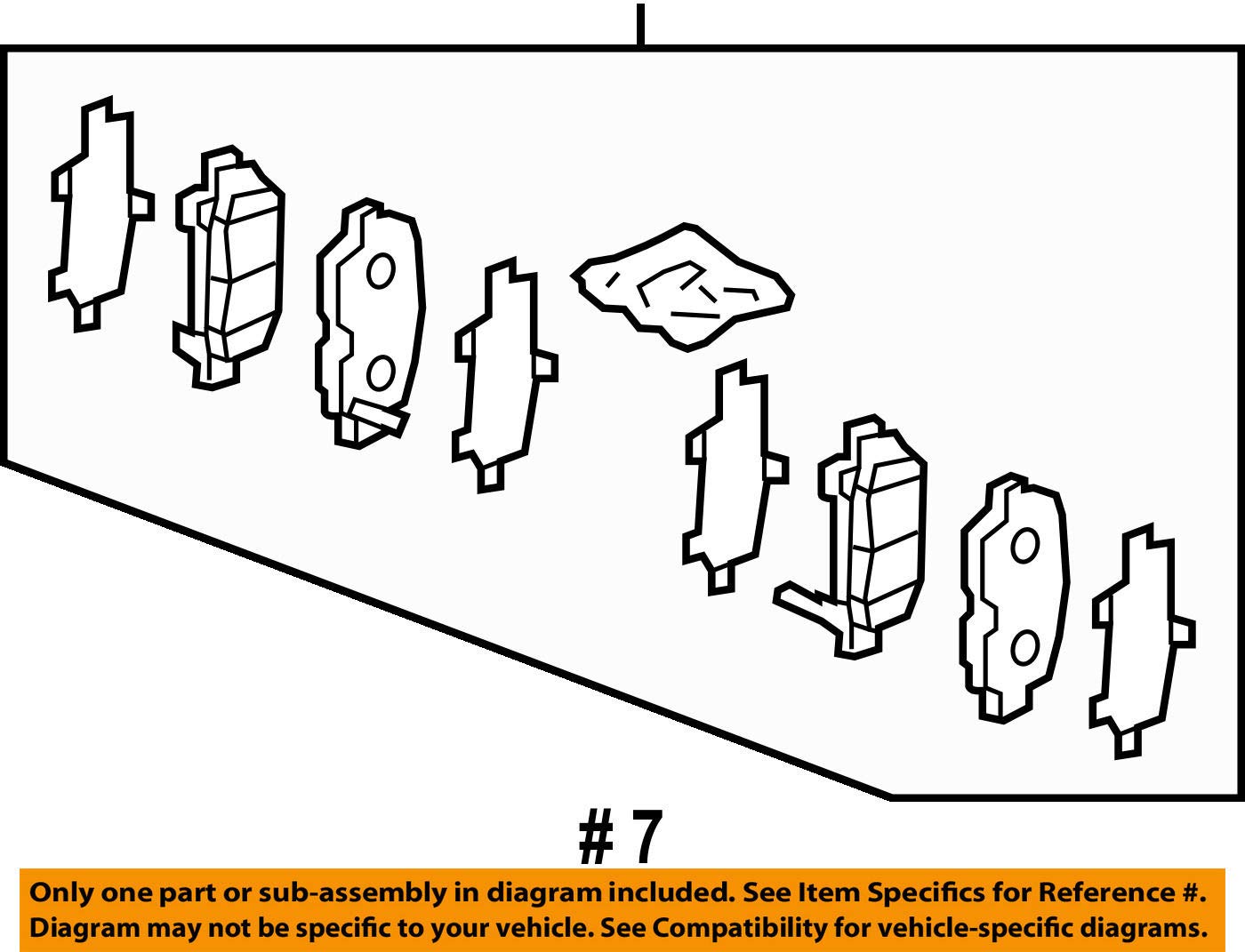 Honda Genuine Brake Pad Set for Rear Wheels - High Performance & Long Lasting - Perfect for Daily Commuting & Highway Driving