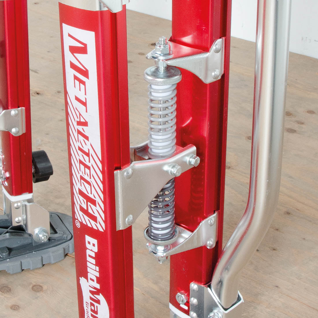 Buildman™ 18-30 Inch Adjustable Drywall Stilts - Professional Construction Tools for Ceiling Work, Painting & Home Renovation Projects