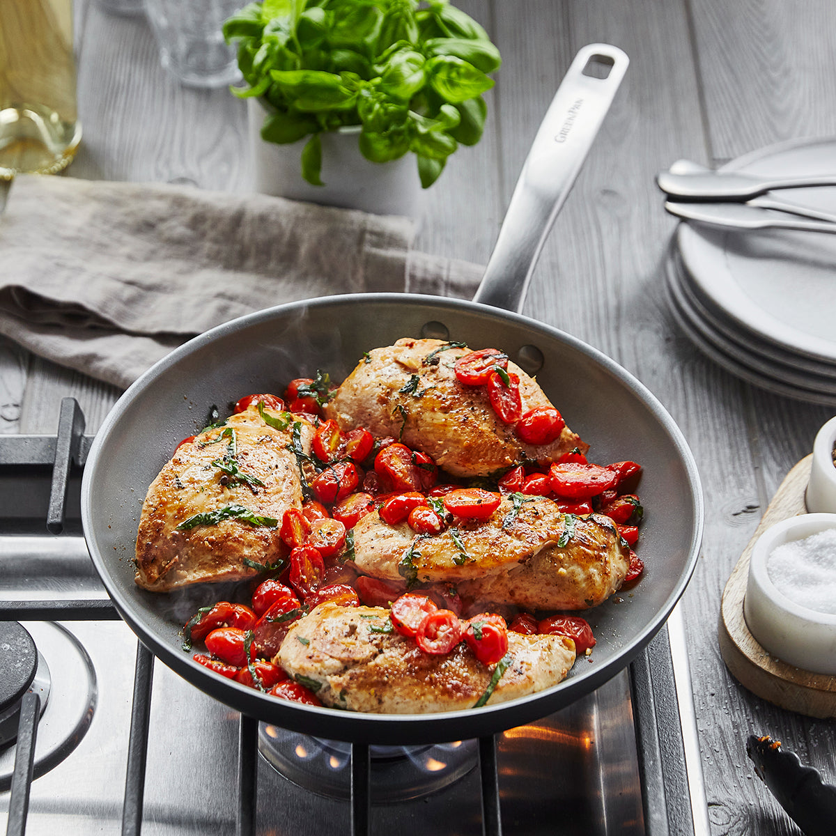 Chatham Ceramic Nonstick 11-Inch Frying Pan - Non-Toxic, PFOA-Free Cookware for Healthy Cooking - Perfect for Sautéing, Frying & Omelets
