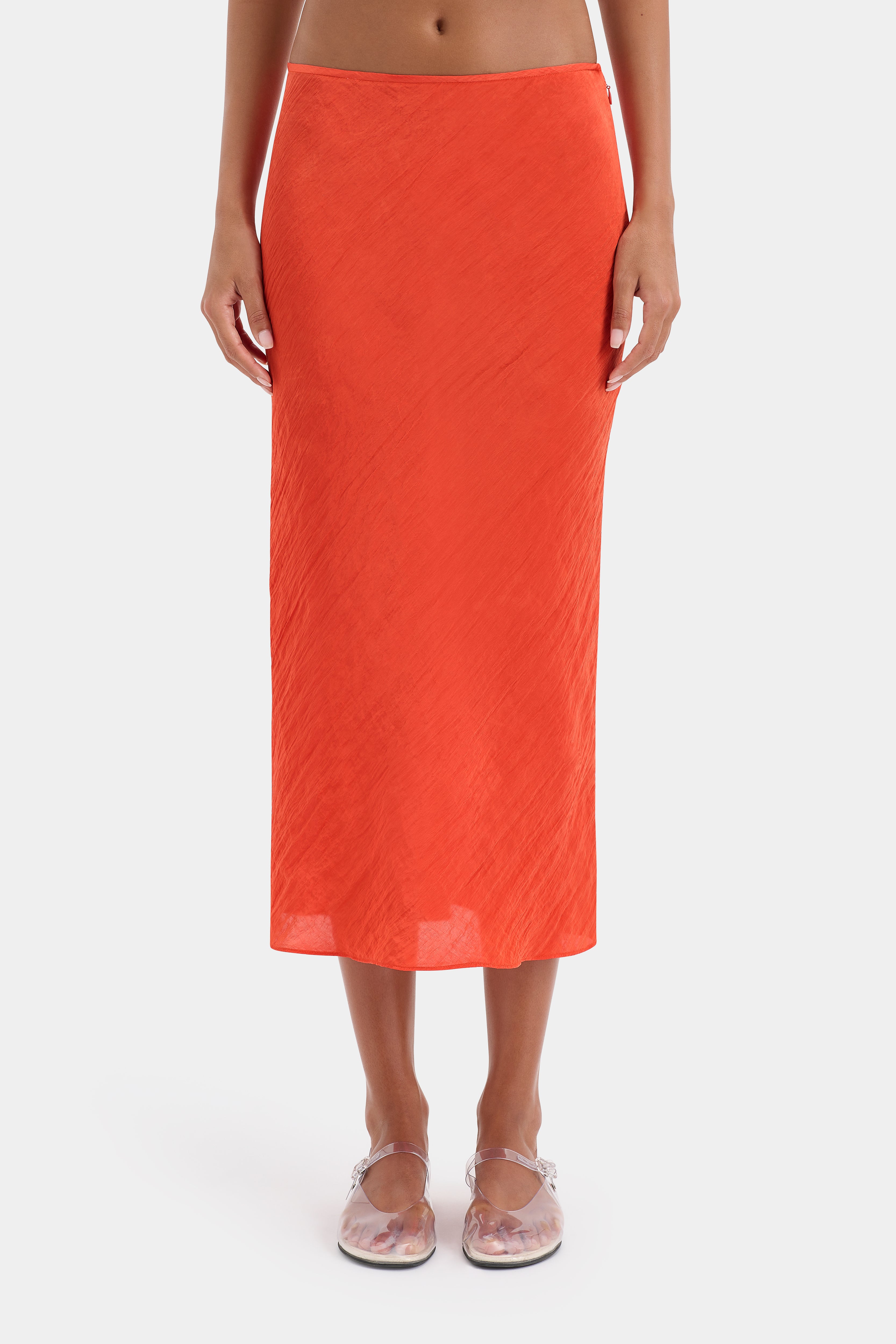 Ligera Midi Skirt for Women - Flowy A-Line Summer Skirt with Pockets | Perfect for Casual Outfits, Beach Vacations & Date Nights