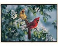 Fiddler's Elbow Cardinals Welcome Doormat - Non-Slip Front Door Mat for Cardinals Fans - Perfect for Game Days & Home Decor
