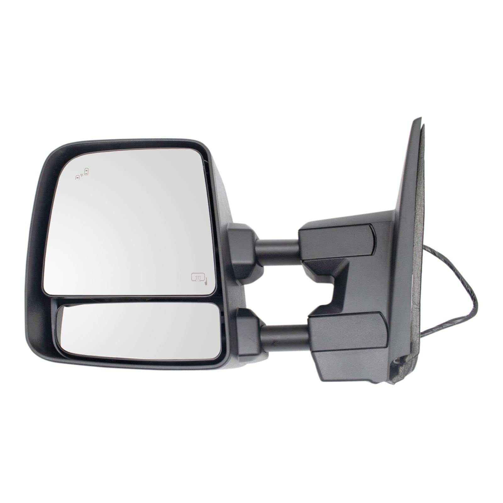 Titan Side Mirror Power Heater with Blind Spot Detection & Puddle Light - Memory Function for Left Hand Drive (LHD) - Perfect for Winter Driving & Enhanced Safety