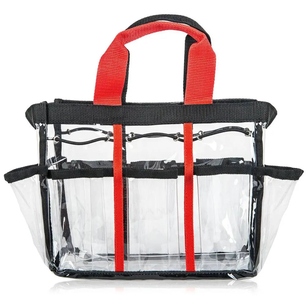 SHANY Travel Makeup Bag with 9 Compartments - 13 x 8.75 x 2.5 Inches - Waterproof Cosmetic Organizer for Women - Perfect for Travel, Gym, and Daily Essentials Storage