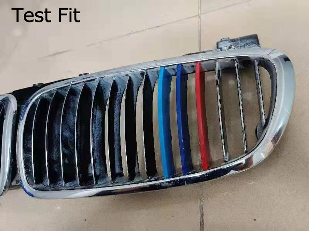 BMW E65 E66 7 Series (2006-2008) M Style Colored Grille Insert Trims with 14 Beam Grill - Upgrade Your Car's Front Grille for Enhanced Style & Performance - Perfect for Car Enthusiasts & Auto Customization