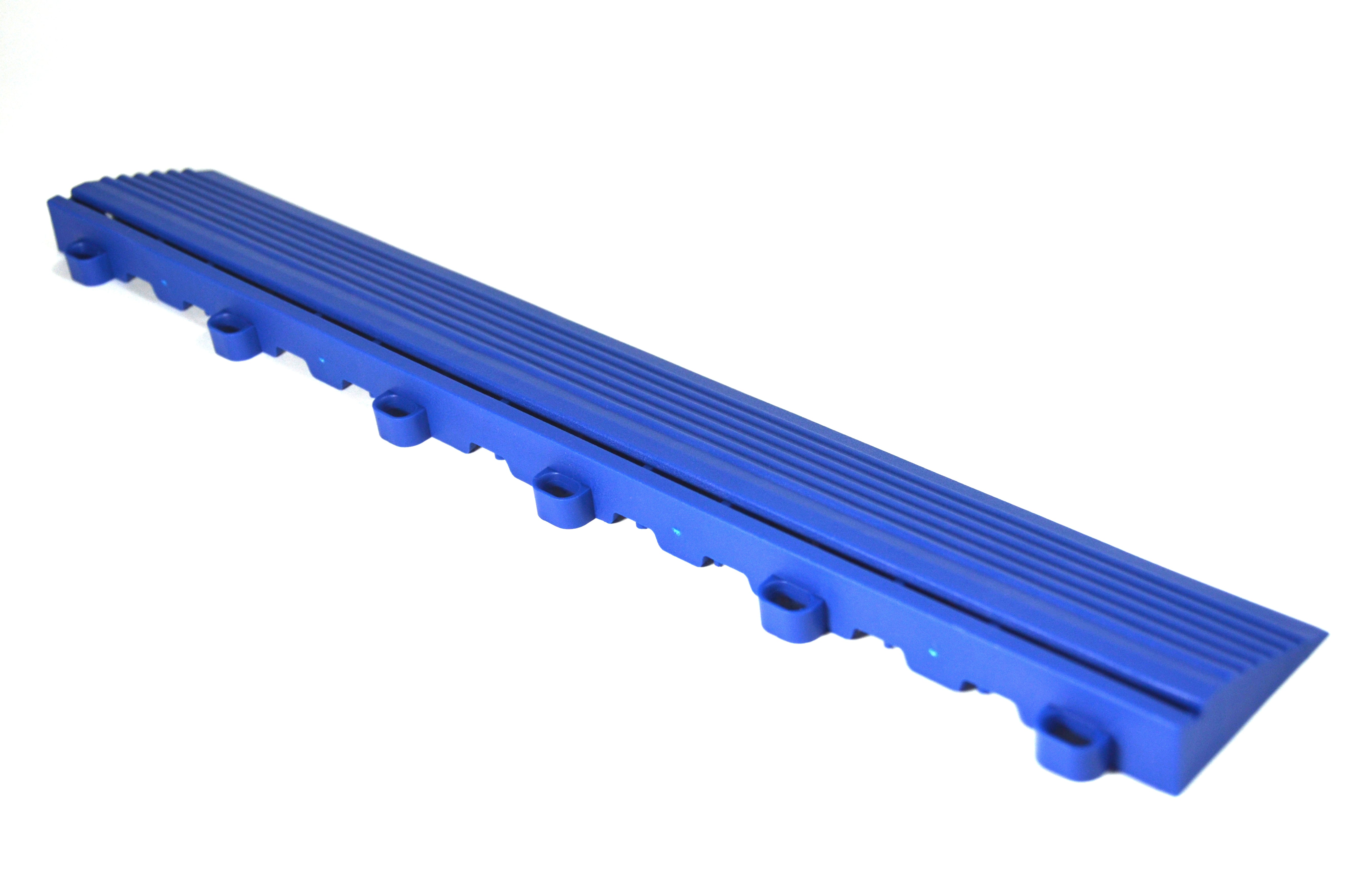 Swisstrax Looped Edge Piece (10 Pack) - Interlocking Garage Floor Tiles for Home & Commercial Use - Perfect for Garages, Workshops, and Gyms
