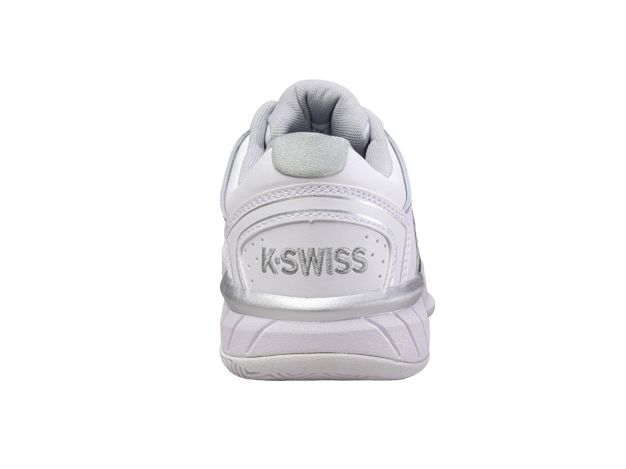 Women's Hypercourt Express Leather Tennis Shoes - White/Silver/Glacier Gray | Lightweight & Comfortable Court Sneakers for Women | Perfect for Tennis, Gym Workouts & Casual Wear