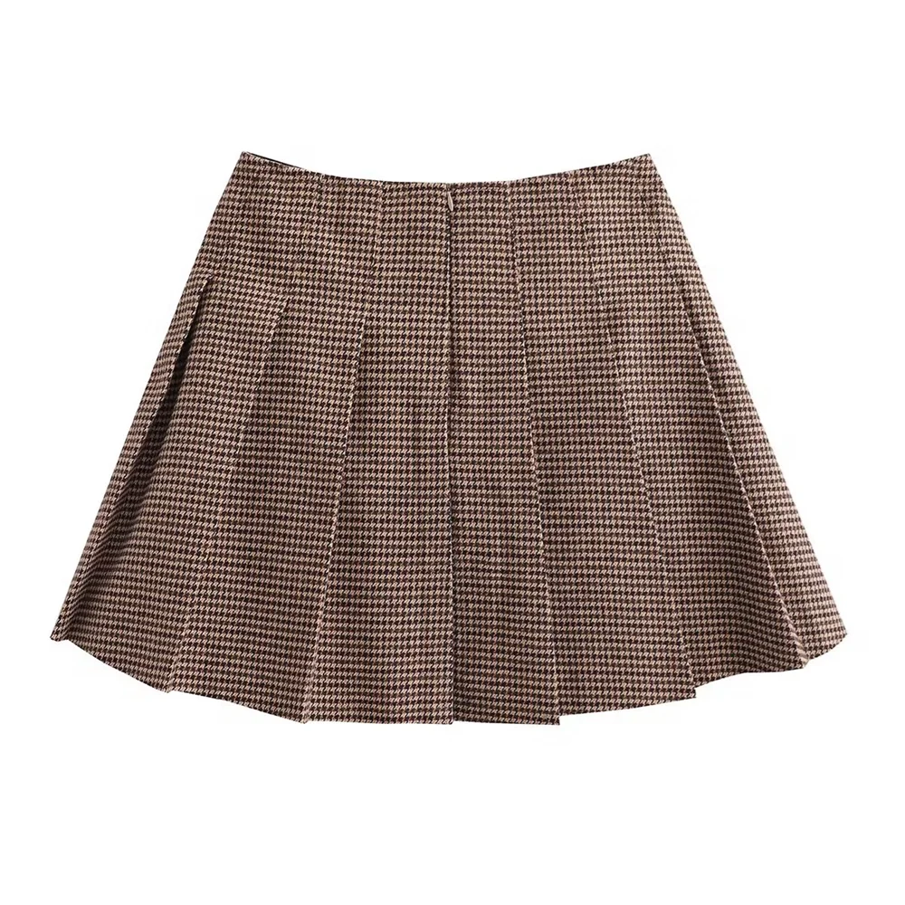 Stylish Autumn Loose Slim Suit Coat with Leather Buckle & Wide Pleated Skirt Pants Set - Women's Fashion Two-Piece Outfit for Work, Dating, and Fall Parties