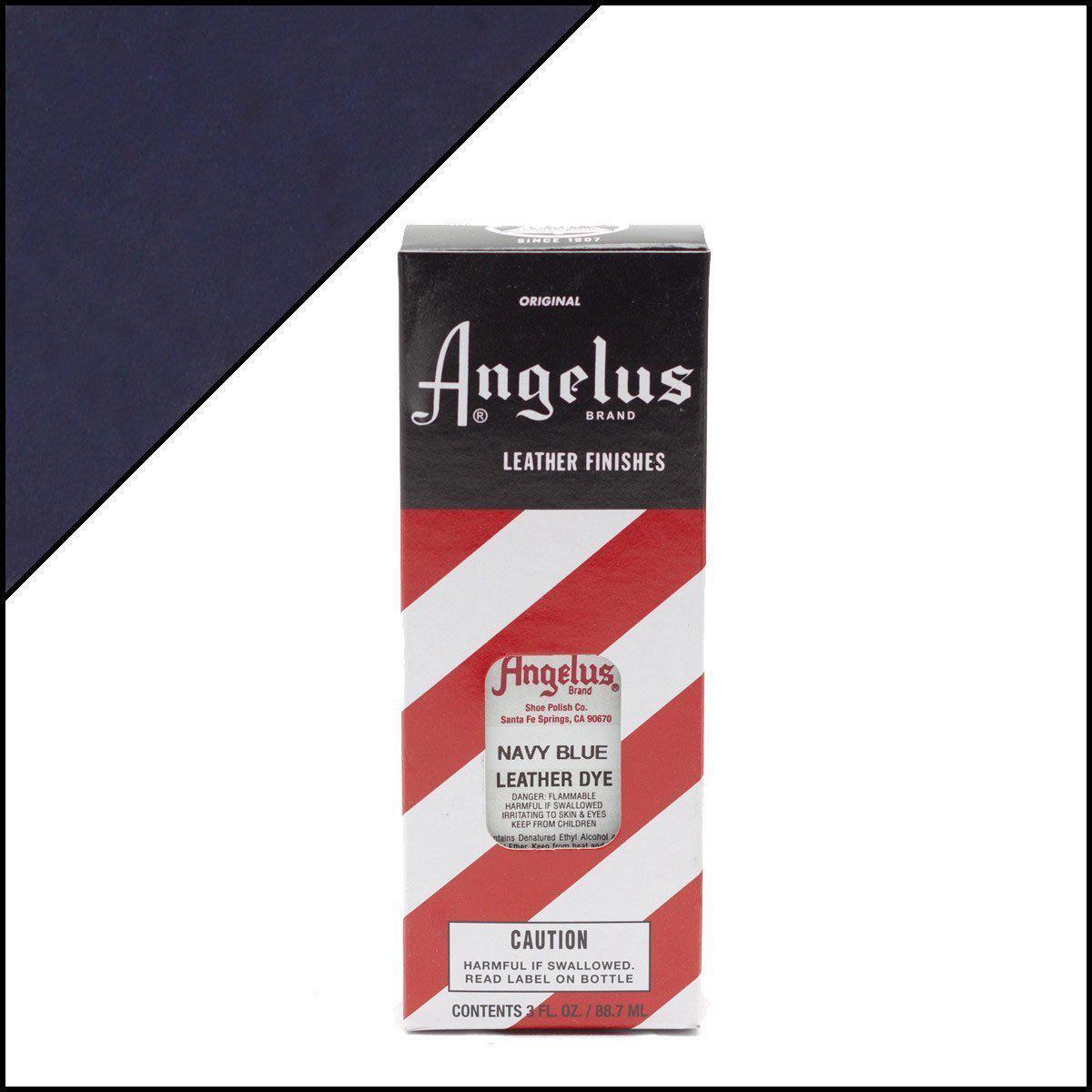 Premium Navy Angelus Leather Dye for Shoes, Bags & Accessories | Professional Leather Repair & Restoration | Perfect for DIY Projects & Leather Care