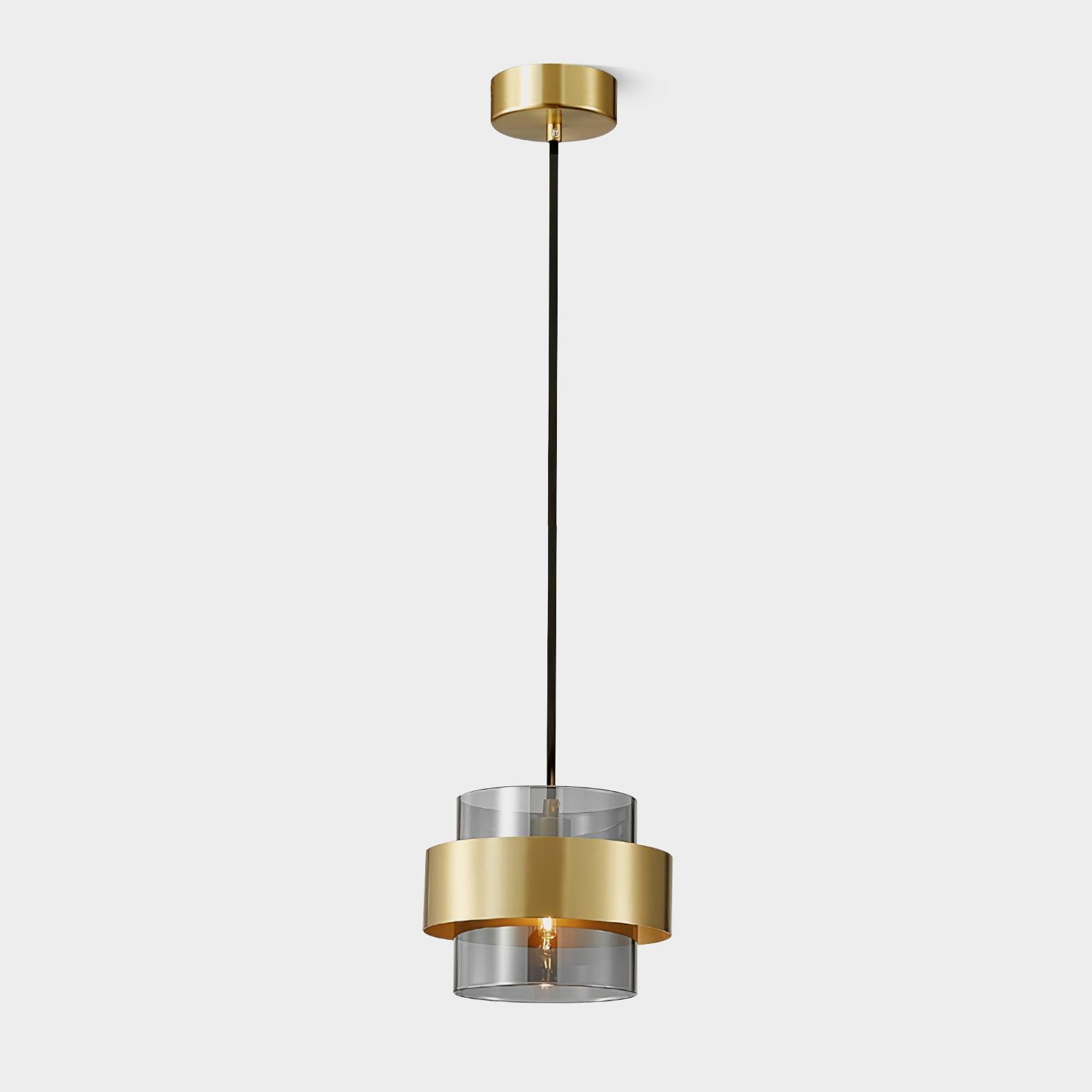 Modern Cylinder Down Pendant Lamp - Sleek Hanging Light Fixture for Kitchen Island, Dining Room & Bedroom Lighting - Energy Efficient LED Compatible