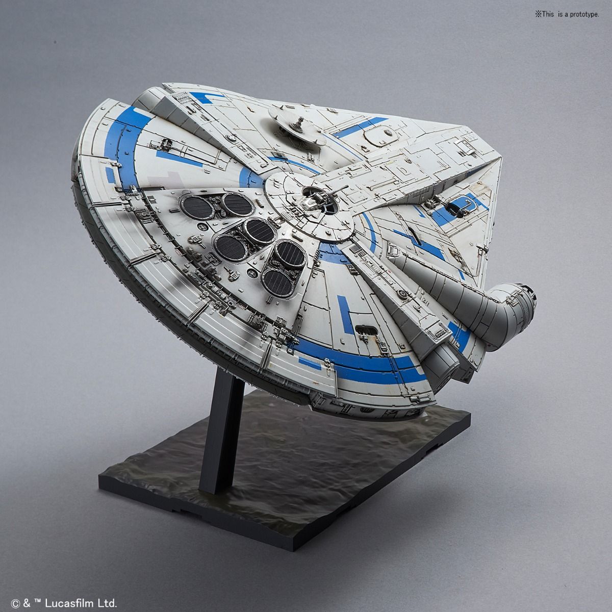 Bandai Star Wars Millennium Falcon Model Kit - Lando Calrissian Version | Solo: A Star Wars Story | DIY Building Kit for Collectors & Fans | Perfect for Display & Gifts