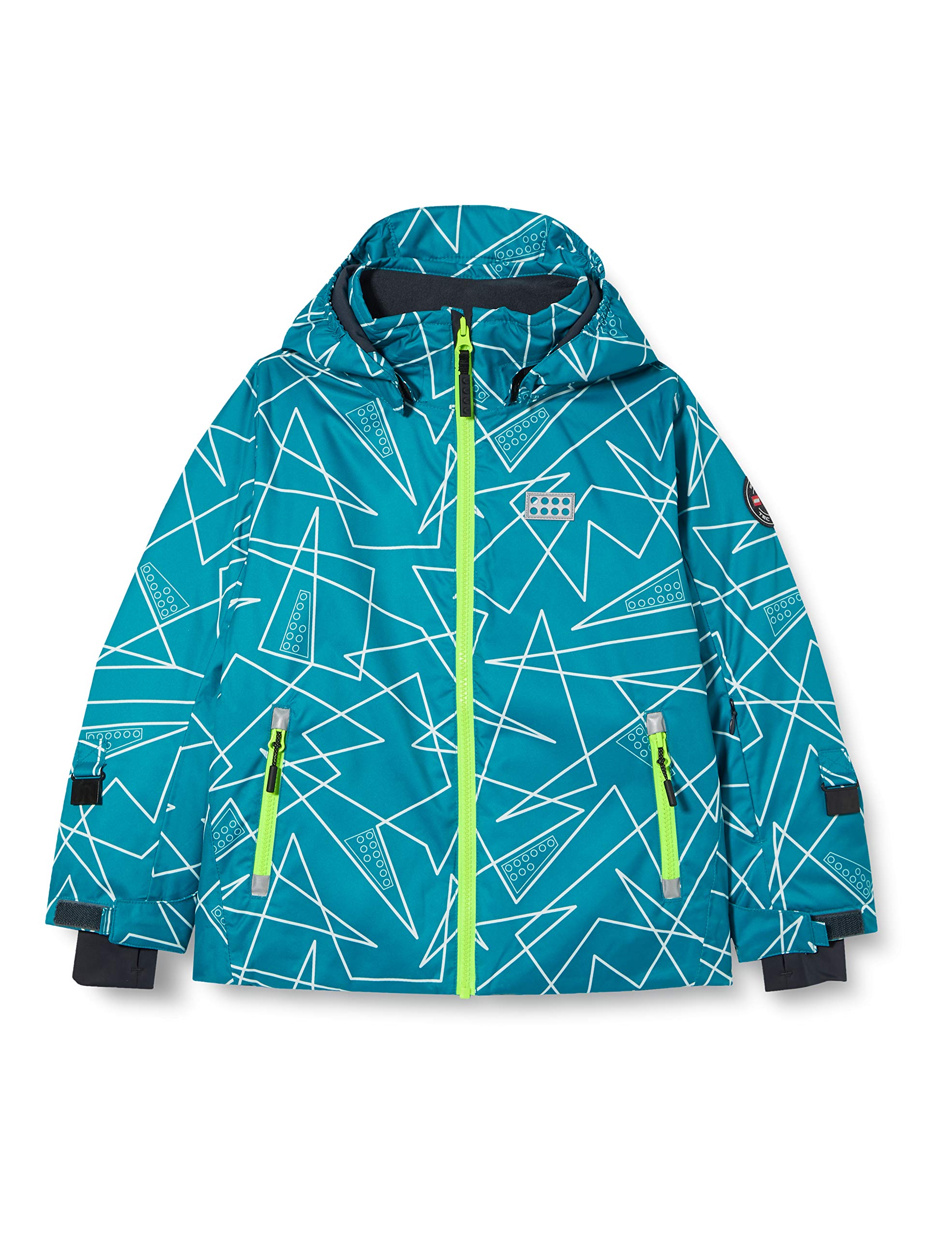 LEGO Kids' Jacket - Waterproof Windbreaker with Hood for Boys & Girls - Lightweight Outdoor Jacket for School, Play & Hiking