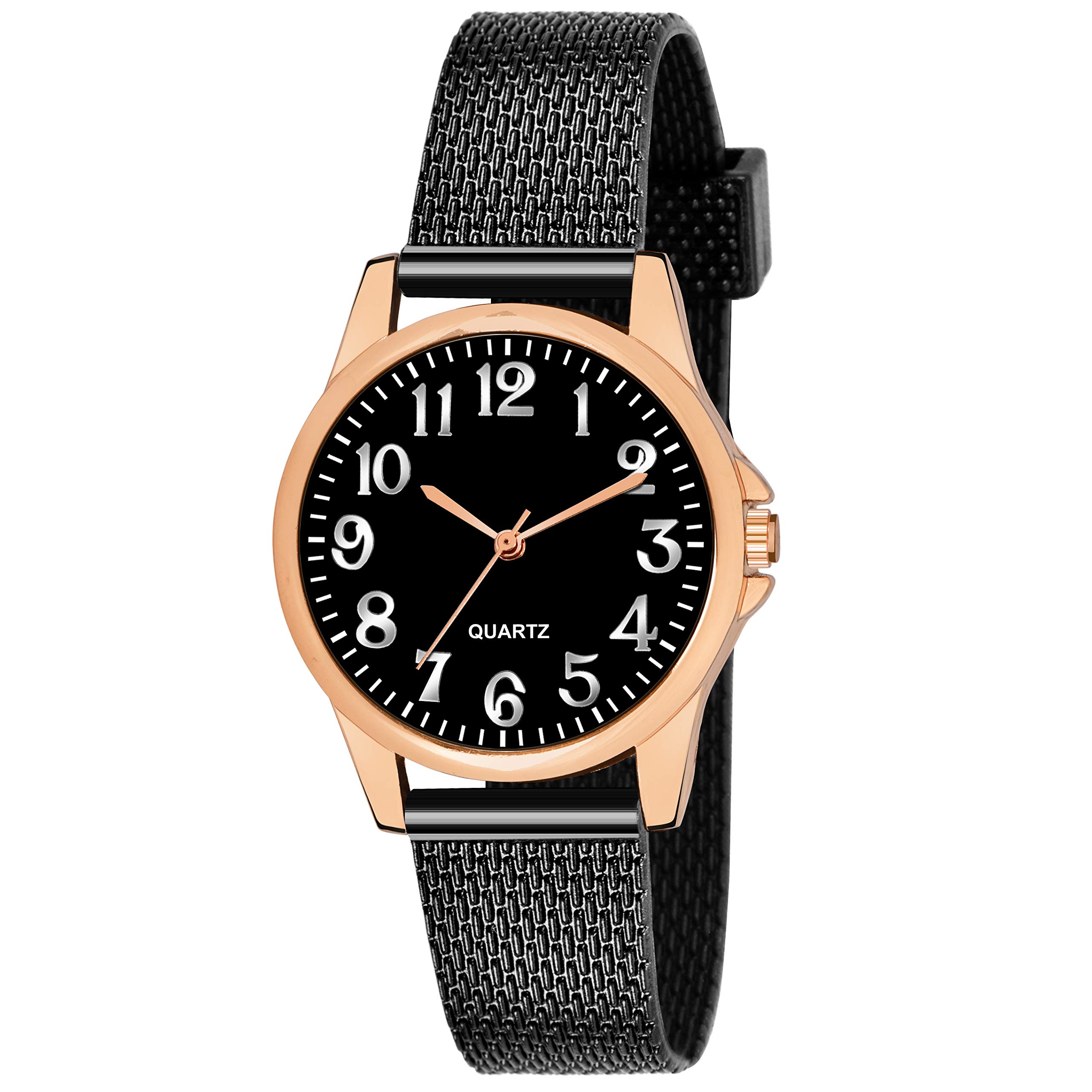 Sooms Elegant Numeric Dial Women's & Girls' Watch - Stylish & Durable Timepiece for Everyday Wear, School, Office & Casual Outings