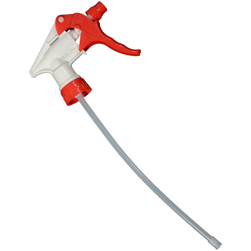 **Red Trigger Spray Head for 32oz Bottle (1 Pack) - Heavy Duty Spray Nozzle for Cleaning, Gardening & DIY Projects**