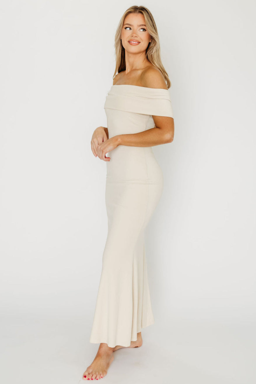 Monroe Ivory Maxi Dress - Bump Friendly Maternity Dress for Women | Pre-Order Now | Perfect for Pregnancy, Baby Showers & Summer Weddings