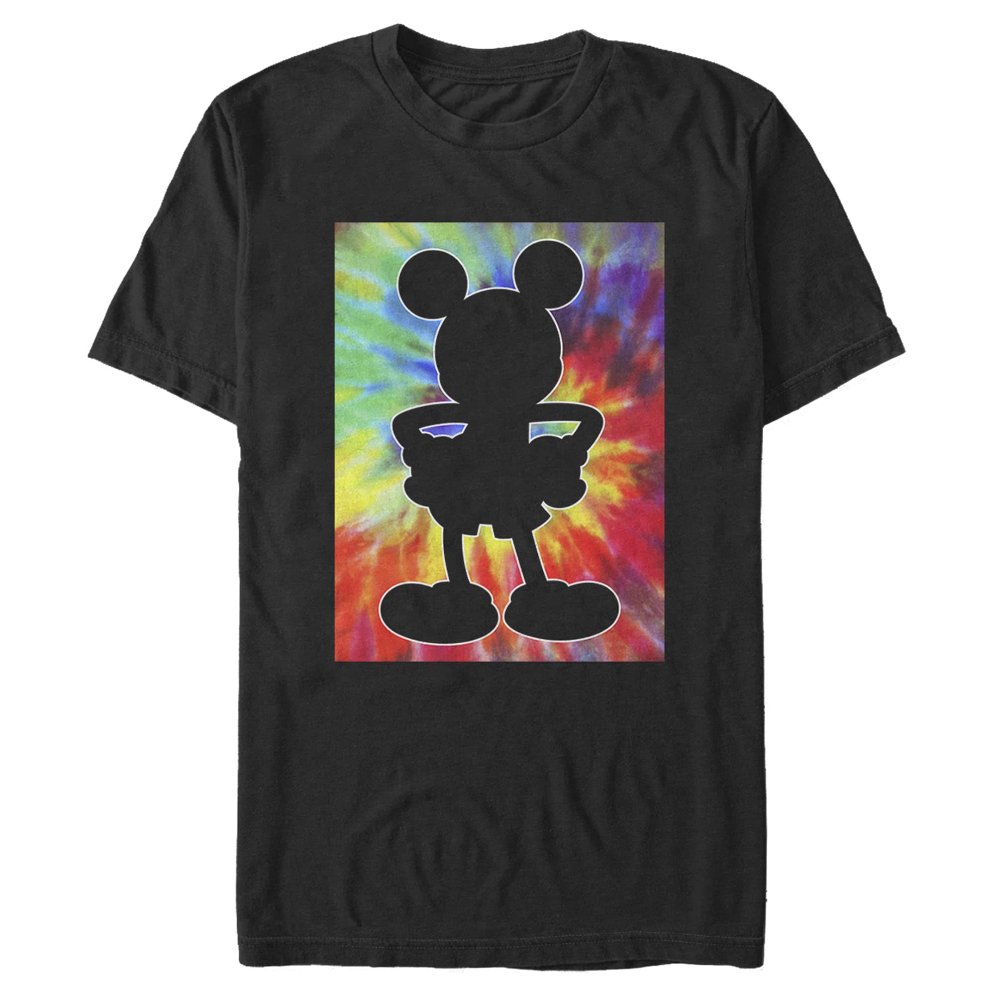 Vintage Mickey Mouse Tie-Dye T-Shirt for Men - Retro Disney Mickey & Friends Graphic Tee - Casual Wear for Theme Parks, Disney Trips & Fan Events