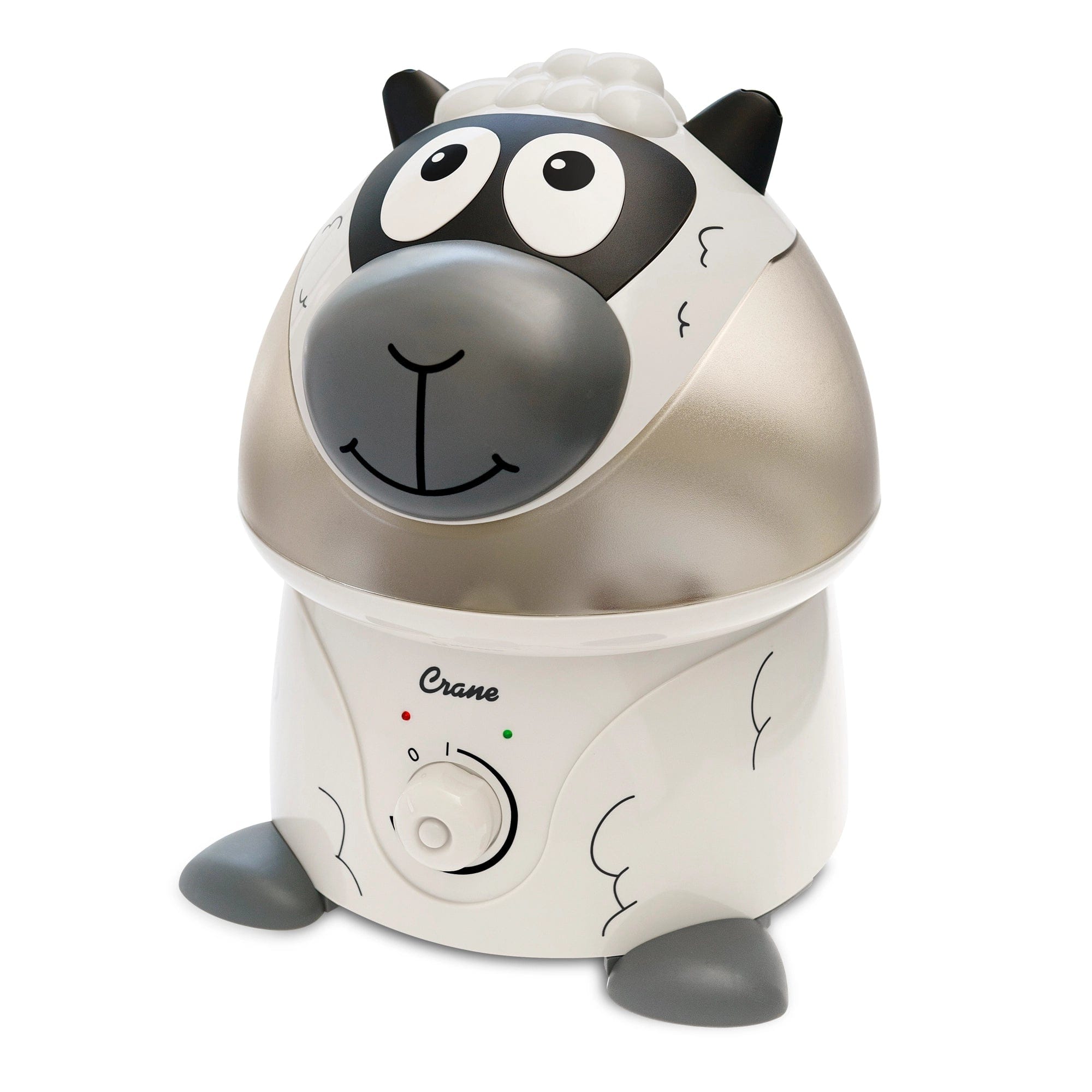Adorable Cool Mist Humidifier for Baby Nursery & Bedroom - Quiet Ultrasonic Air Moisturizer with Night Light, Perfect for Dry Skin, Allergies & Better Sleep