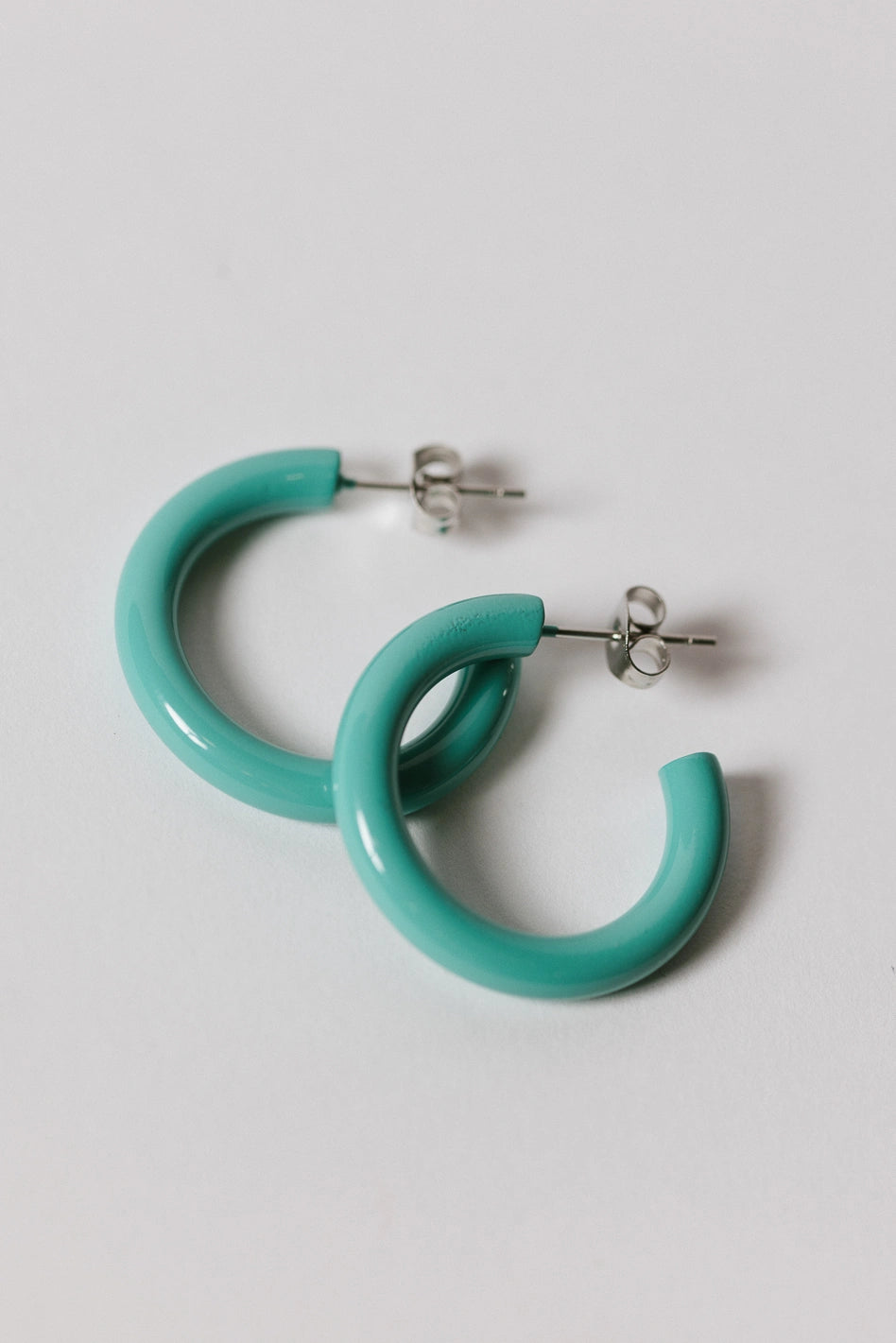 Teal Gemma Earrings for Women - Dainty Stud Earrings for Everyday Wear | Perfect for Gifts, Parties & Casual Outfits