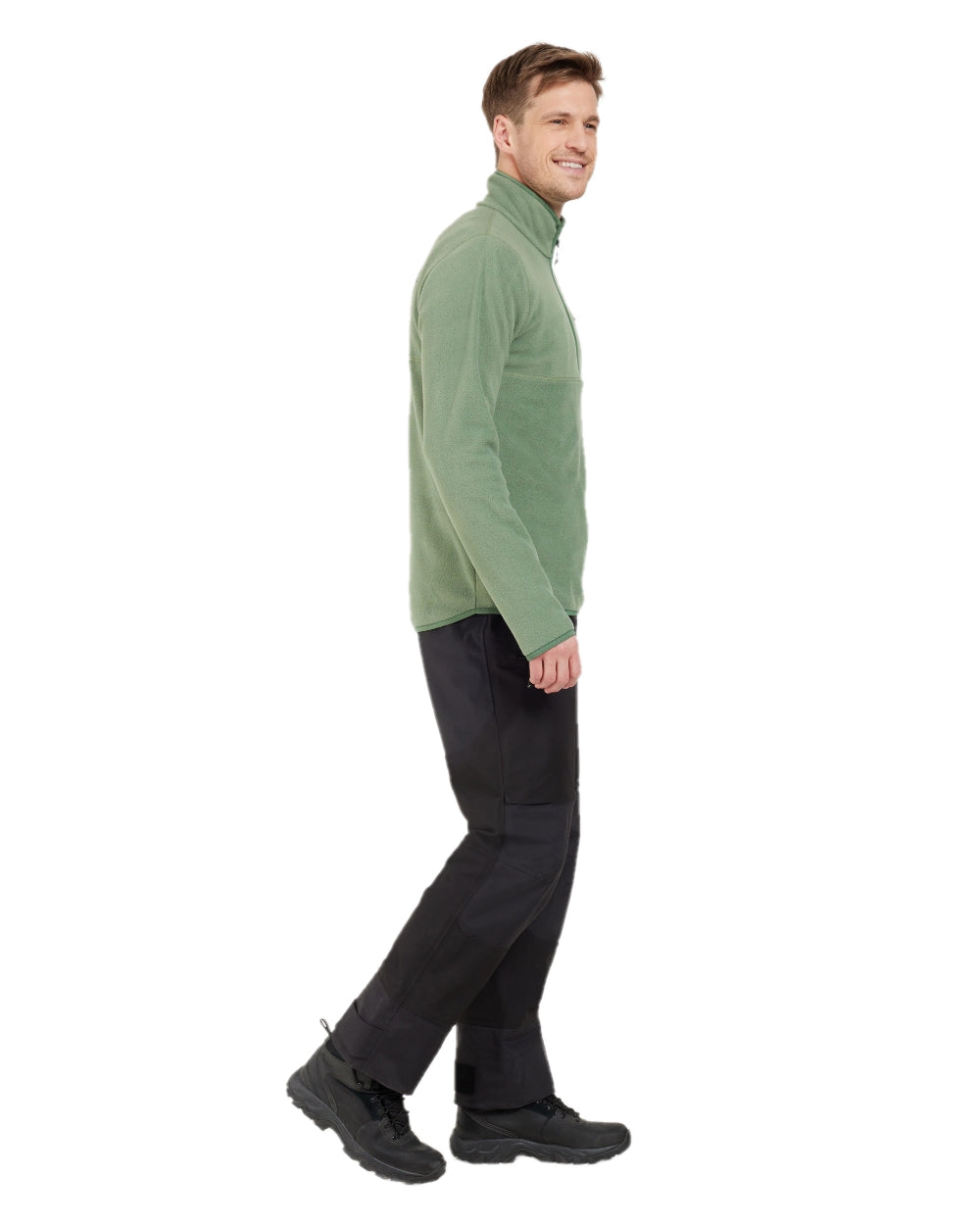 Didriksons Men's Vito Half Zip Sweater - Lightweight Fleece Pullover for Outdoor & Casual Wear - Hiking, Camping & Everyday Comfort